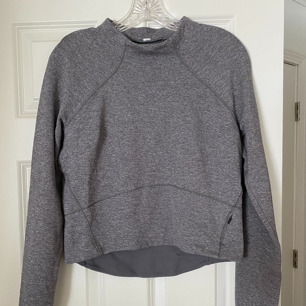 Lululemon Heathered Grey Thick Long Sleeve